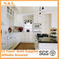Hot sale green village solid wooden kitchen cabinet high pressure laminate sheet
